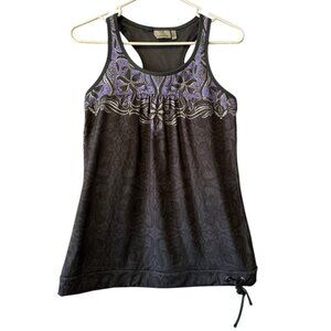 Athleta Tinker Tank Top Style#413912 Purple Paisley Yoga Women Size Small Preppy